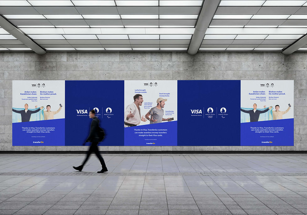 Visa global advertising campaign visual by Wemotion