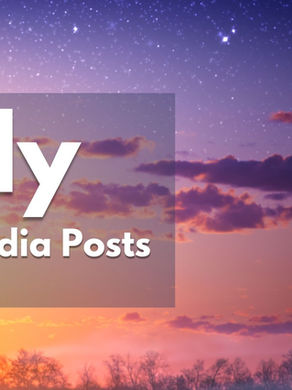 Your Social Media Posts for July 2023