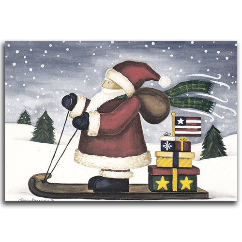 Sledding-Santa - A-11