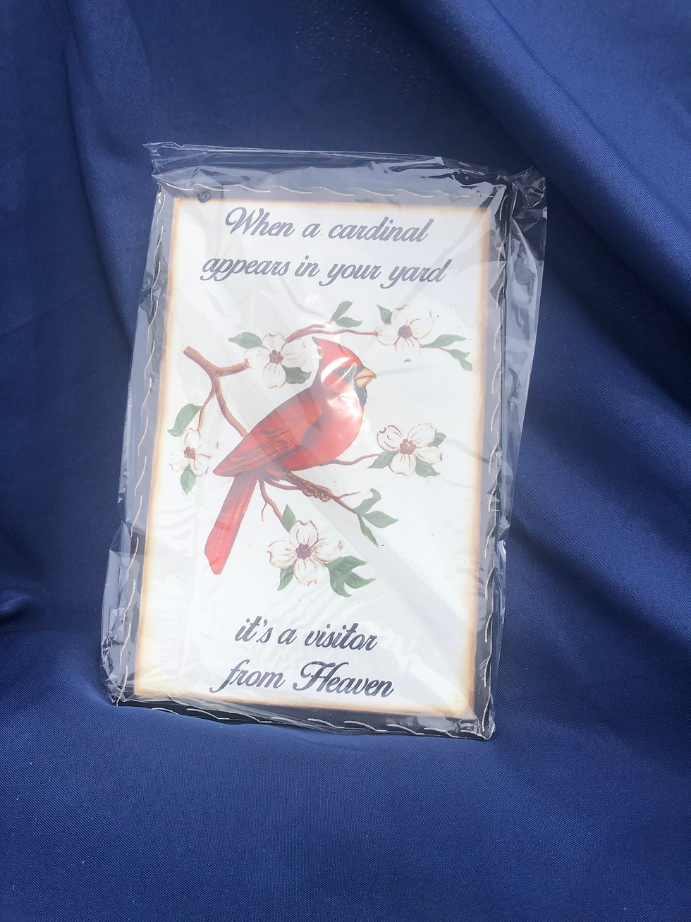 Cardinal Visitor Sign