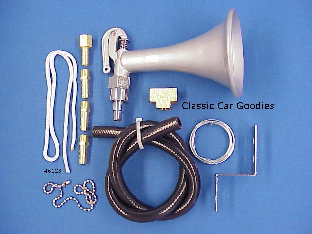 Wolf Whistle Horn Kit Hot Street Rod Rat Cruiser Chicks