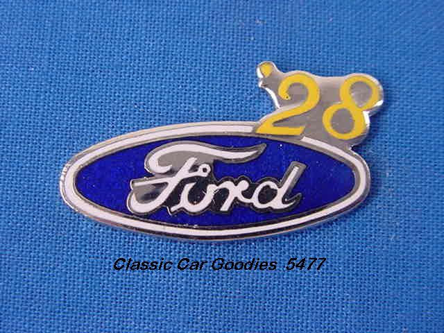 Thumbnail: 1923 - 1929 Ford Blue Oval Hat Lapel Pin