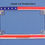 Thumbnail: Chrome Metal USA Flag Stars & Stripes Motorcycle License Plate Frame
