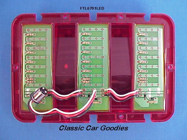 Thumbnail: 1967-1968 Ford Mustang LED Tail Light Inserts