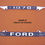 Thumbnail: 1970 - 1972 Ford Blue Oval License Plate Frame Chrome