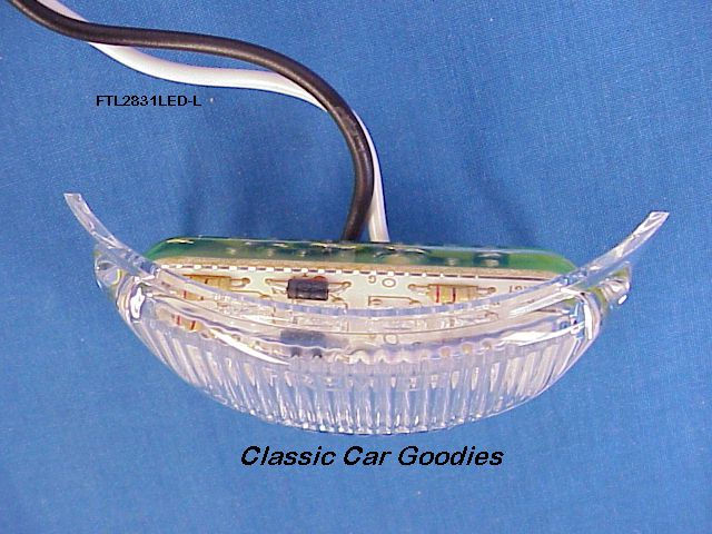 Thumbnail: 1928-1931 Ford 12 Volt LED Tail Light Inserts