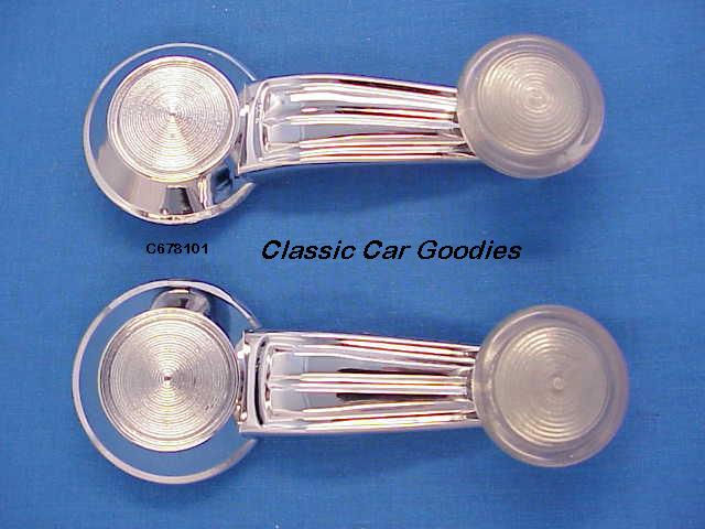 1967-1981 Chevrolet Window Handles with Clear Knob