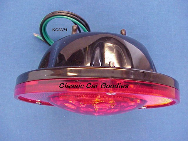 Thumbnail: 1967-1972 Chevrolet Stepside Truck Black LED Tail Light Assemblies