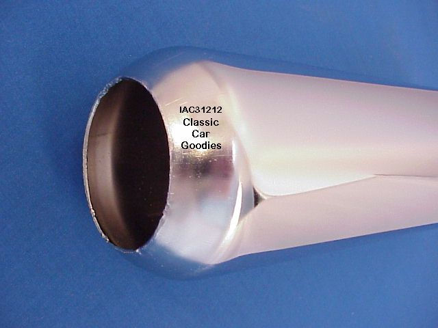 Thumbnail: Chrome Slash Cut Exhaust Tip Mustang GT 2 1/2" Inlet