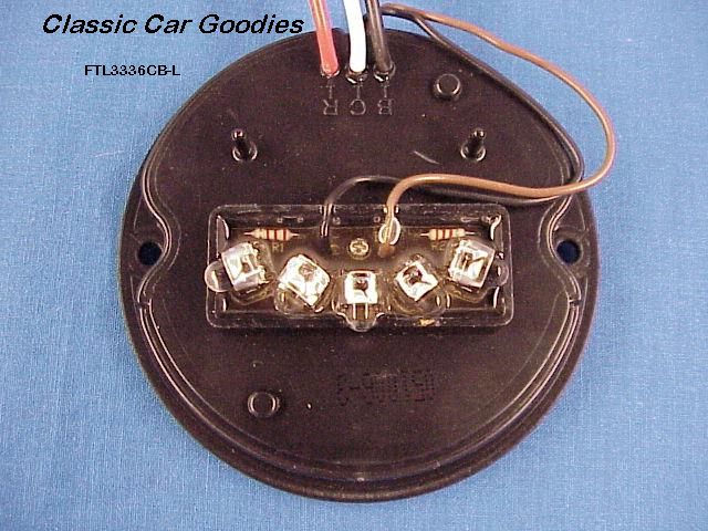 Thumbnail: 1933-1936 Ford 12 Volt LED Tail Light Inserts