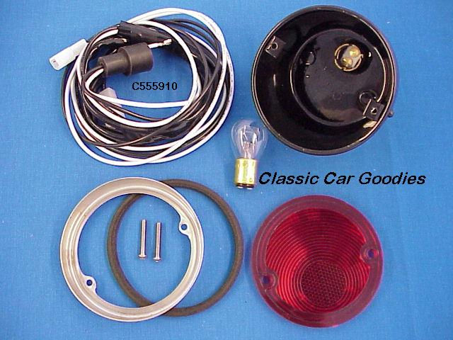 Thumbnail: 1955-1959 Chevrolet Truck Satin Black Tail Lights