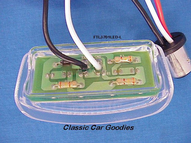 Thumbnail: 1937 Ford 12 Volt LED Tail Light Inserts