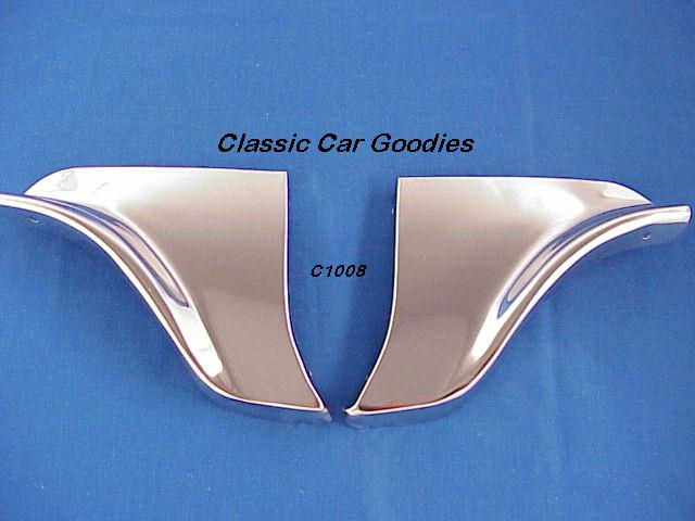 1958 Chevrolet Fender Skirt Scuff Pads SS Impala Belair