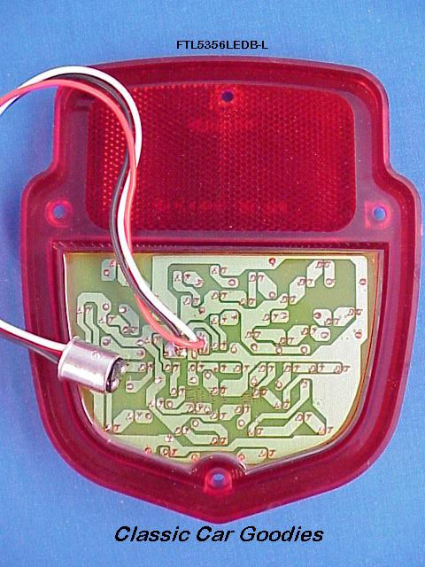 Thumbnail: 1953-1956 Ford Truck LED Tail Light Inserts
