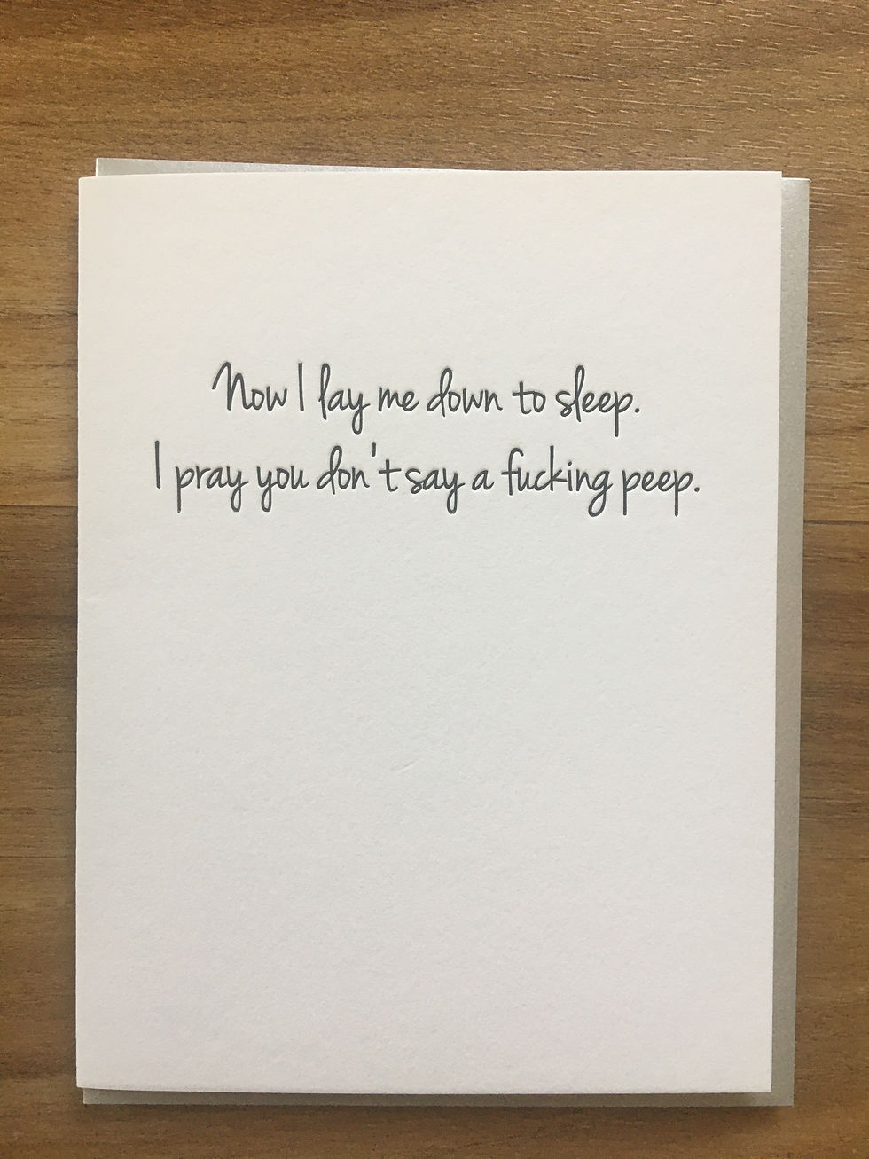 Now I Lay Me Down to Sleep Greeting Card