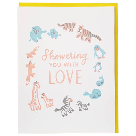 Showering You With Love Greeting Card
