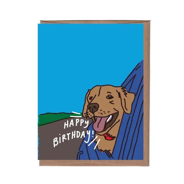 Dog in Window Card