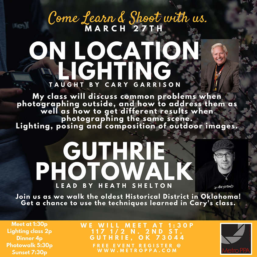 On Location Lighting & Guthrie Photo Walk