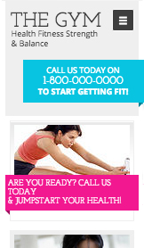 Deportes y Recreación plantillas web – El gimnasio