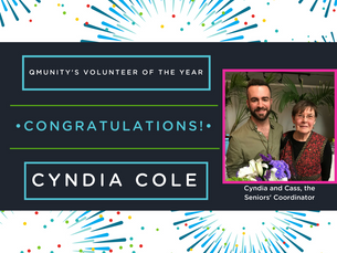 Q's Volunteer of the Year - Cyndia Cole