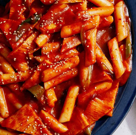 Best Tteokbokki spicy rice cakes in riverside california