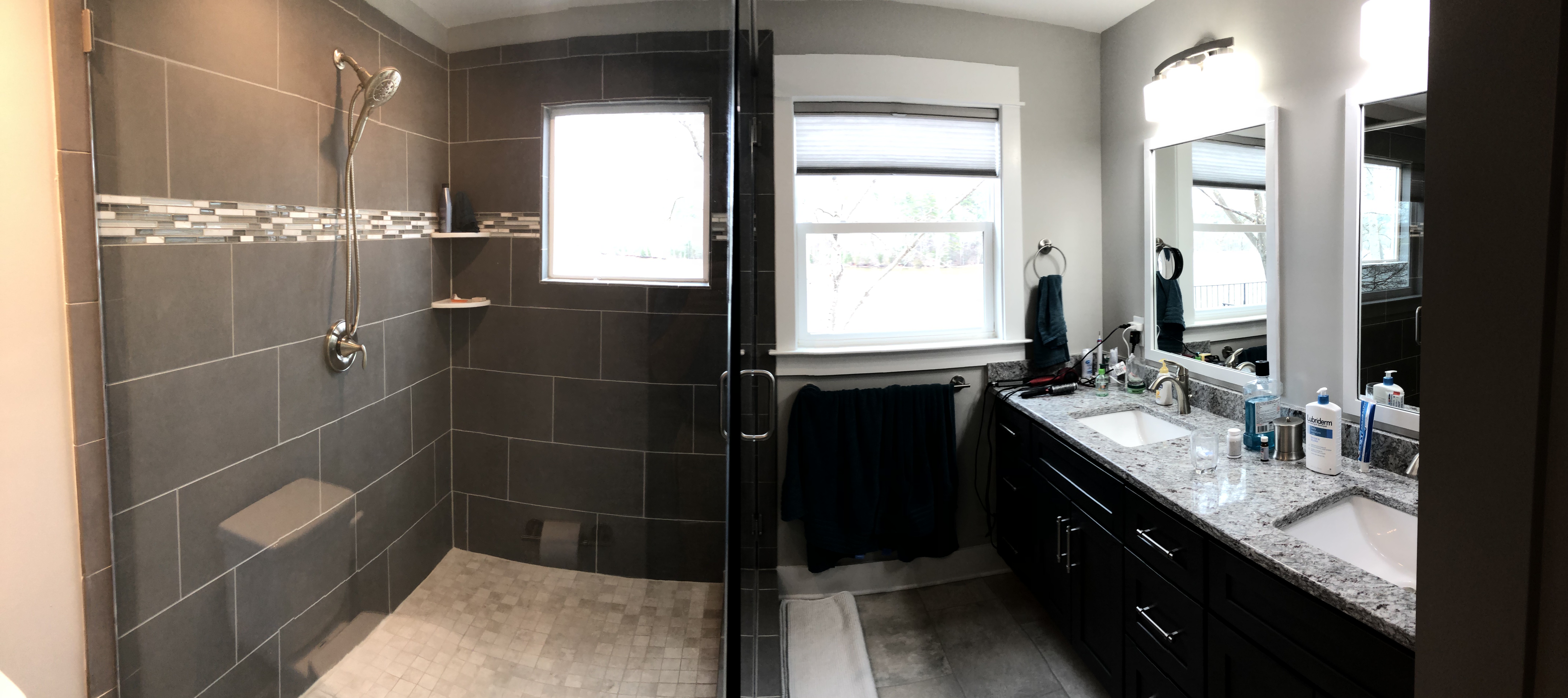 the new master bath