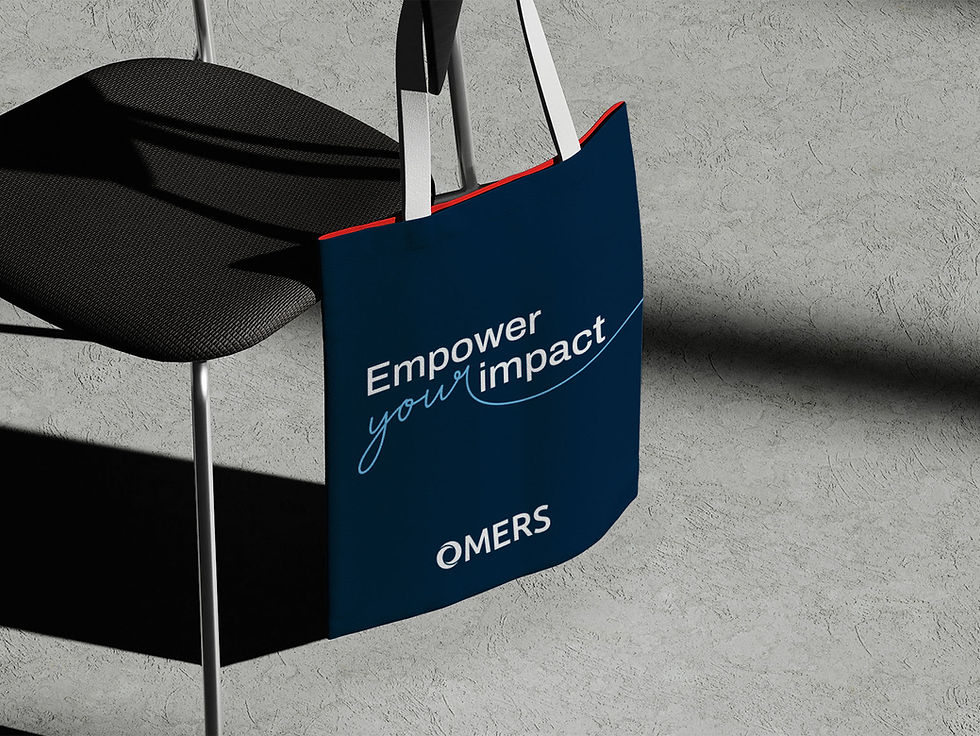 Employee swag like tote bags