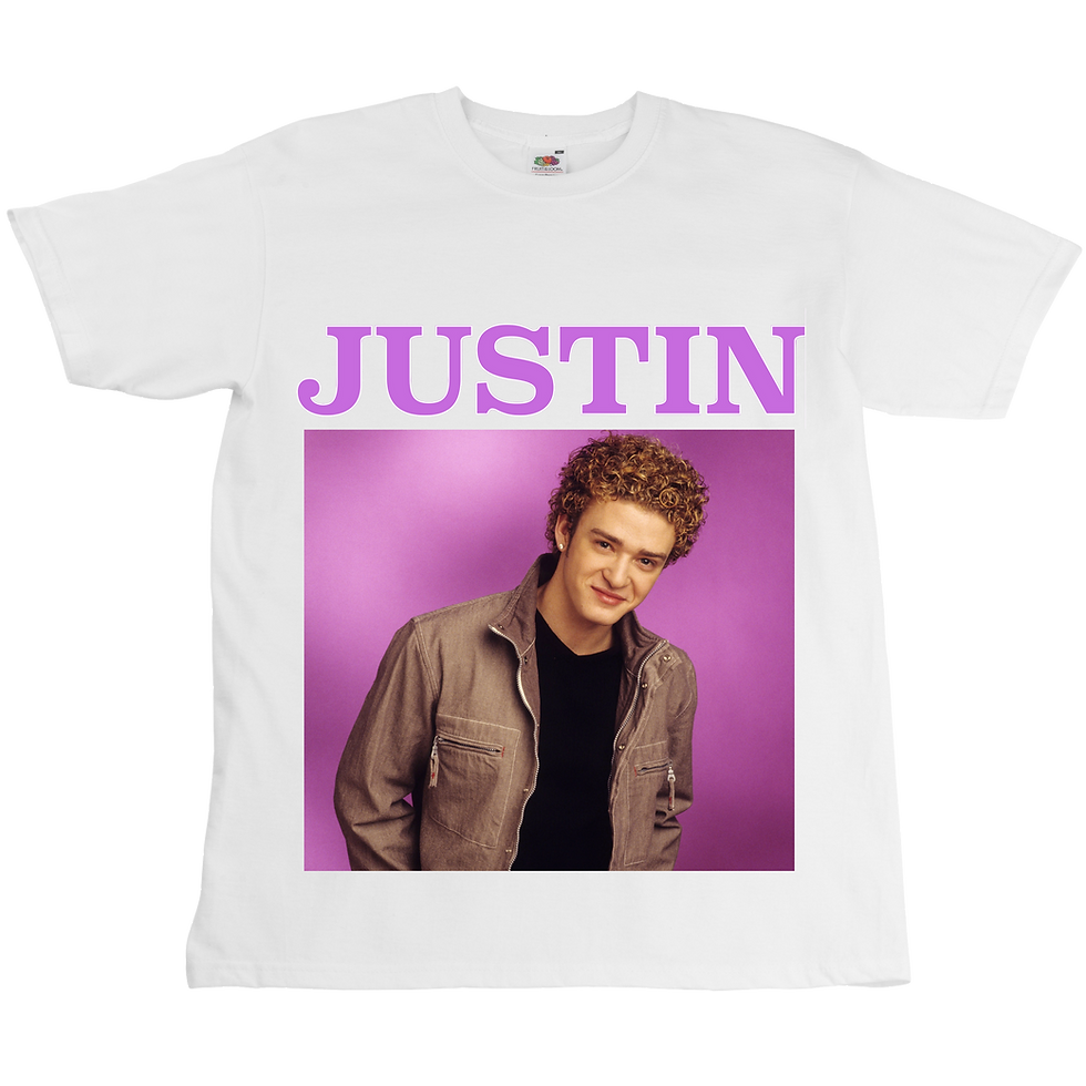 Young Justin Timberlake Tee - Unisex - Digital Printing
