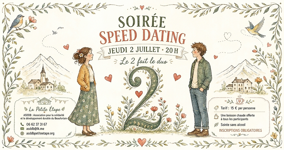 Speed dating ASDDB Hommes souhaitant rencontrer des hommes