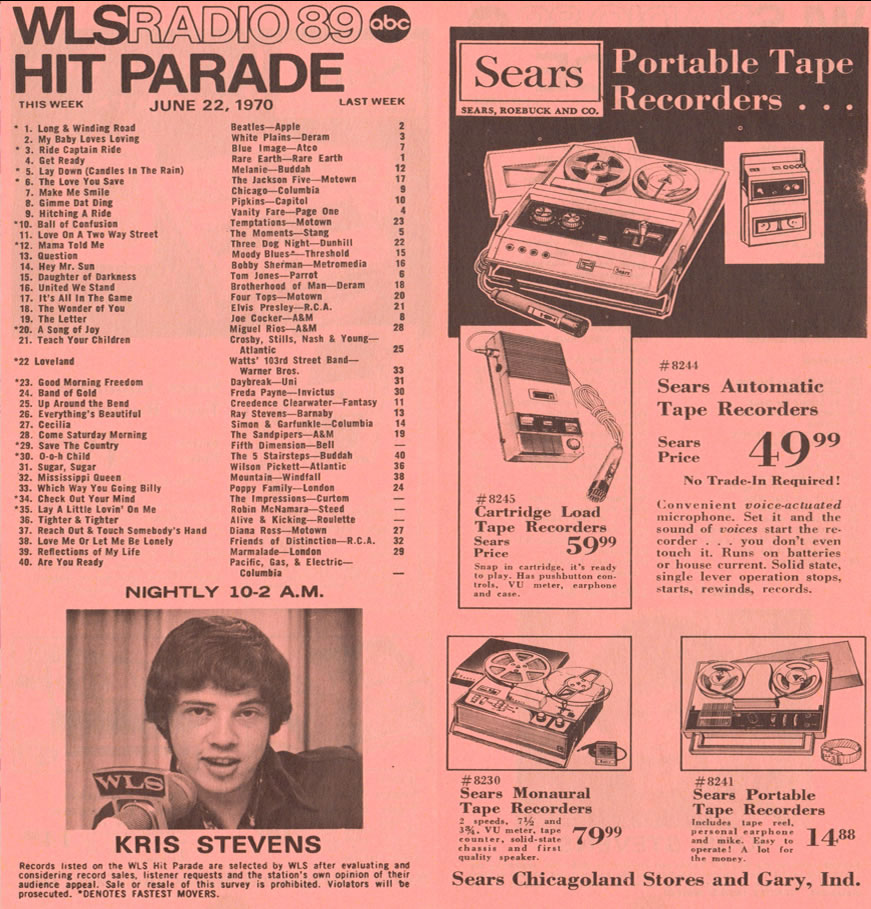 JUNE 22, 1970 - KRIS STEVENS