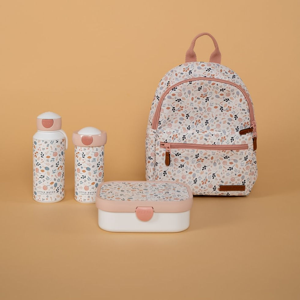 الصورة المصغرة: علبة الأكل | الزهور والفراشات