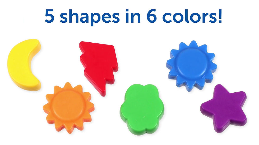 الصورة المصغرة: لعبة التصنيف والعضلات الدقيقة - قوس قزح