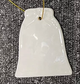 Thumbnail: Ceramic SUBLIMATION Christmas Ornaments