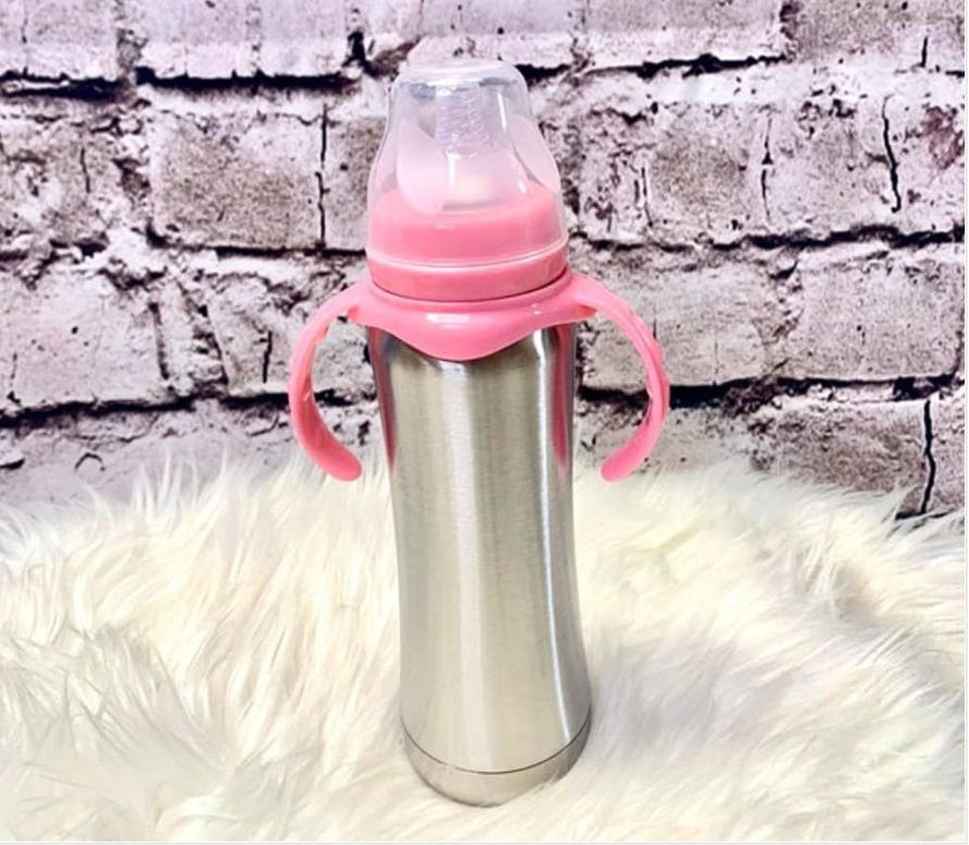 Thumbnail: 8oz Baby Bottle Stainless Steel