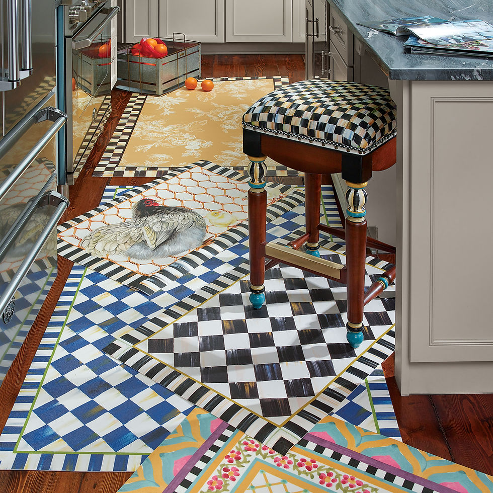 MacKenzie-Childs Royal Check Floor Mat 3' x 5'
