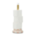 Mackenzie-Childs Rosy Check, pink and white checked toilet tissue storage