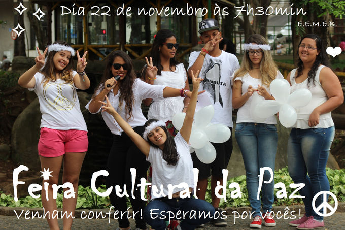 Convite: Feira Cultural da Paz