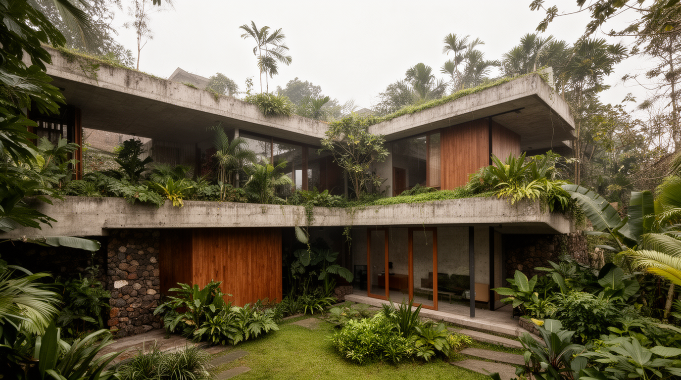 Concreto aparente e muito verde: o que as casas mais vistas do mundo têm em comum