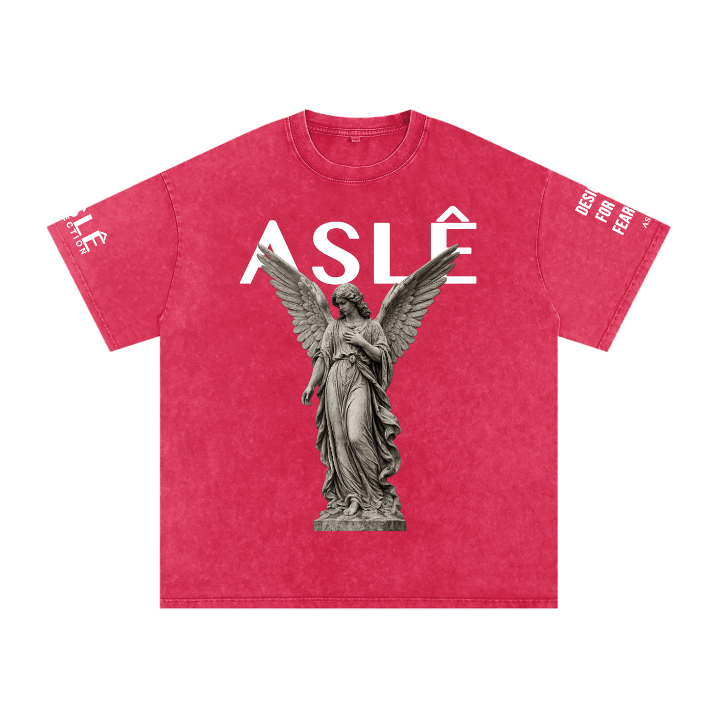 ASLÊ - Snow Washed Oversized Cotton T-Shirt