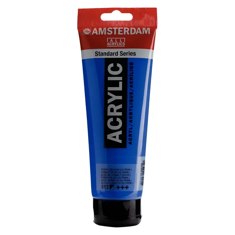 Amsterdam Acrylic Paint 250ml cobalt blue 512 front view