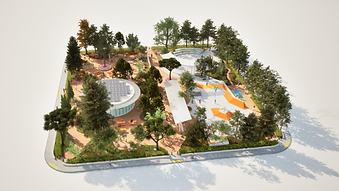 3D Visualisation Render of Park Design Code
