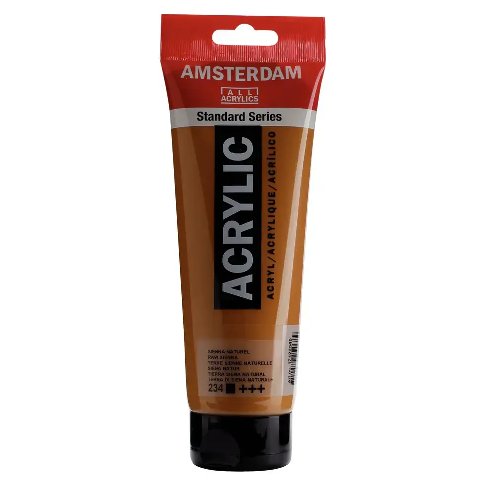 Amsterdam Acrylic 250ml raw sienna 234 front view