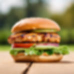 Grilled Beef/Chicken Burger
