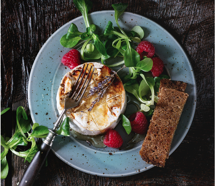 Arranged Food and Objects