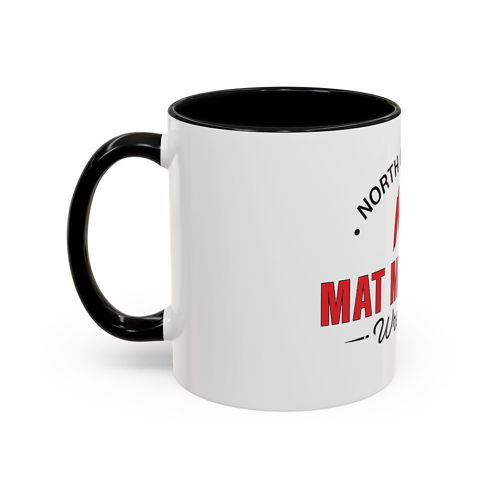Thumbnail: Mat Masters Ceramic Mug – Start Your Day Like a Champion