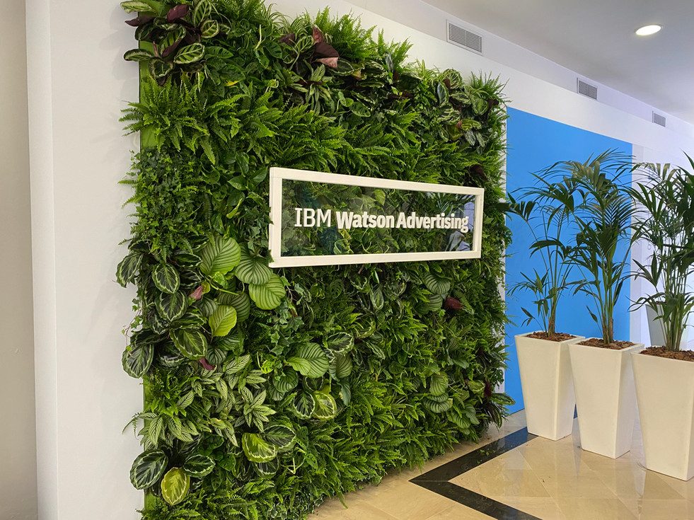 IBM Mur végétal MIX plantes - CANNES LIONS 2022