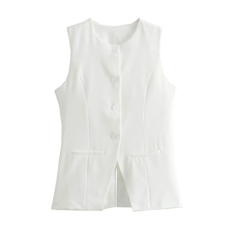 Thumbnail: Ivory Essence Tailored Vest