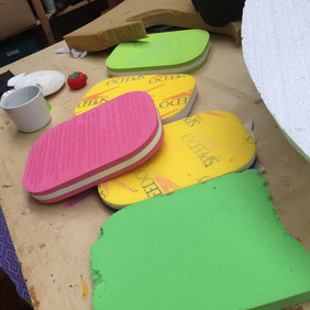 Recycled swimming floats