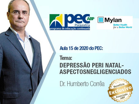PEC/ABP fala sobre "Depressão perinatal - aspectos negligenciados", assista!