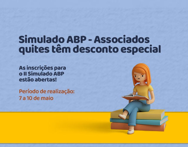 Simulado ABP - Associados quites têm desconto especial